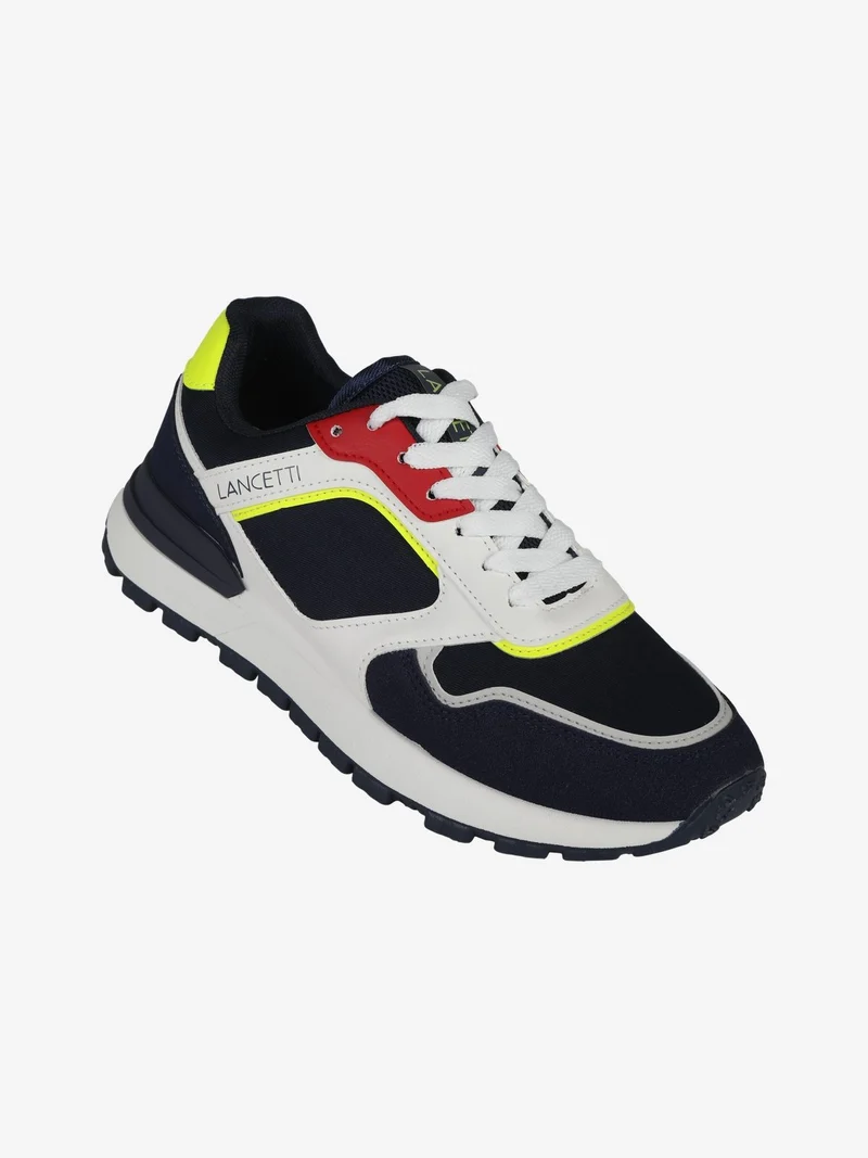 Sneakers da uomo stringate - blu scuro