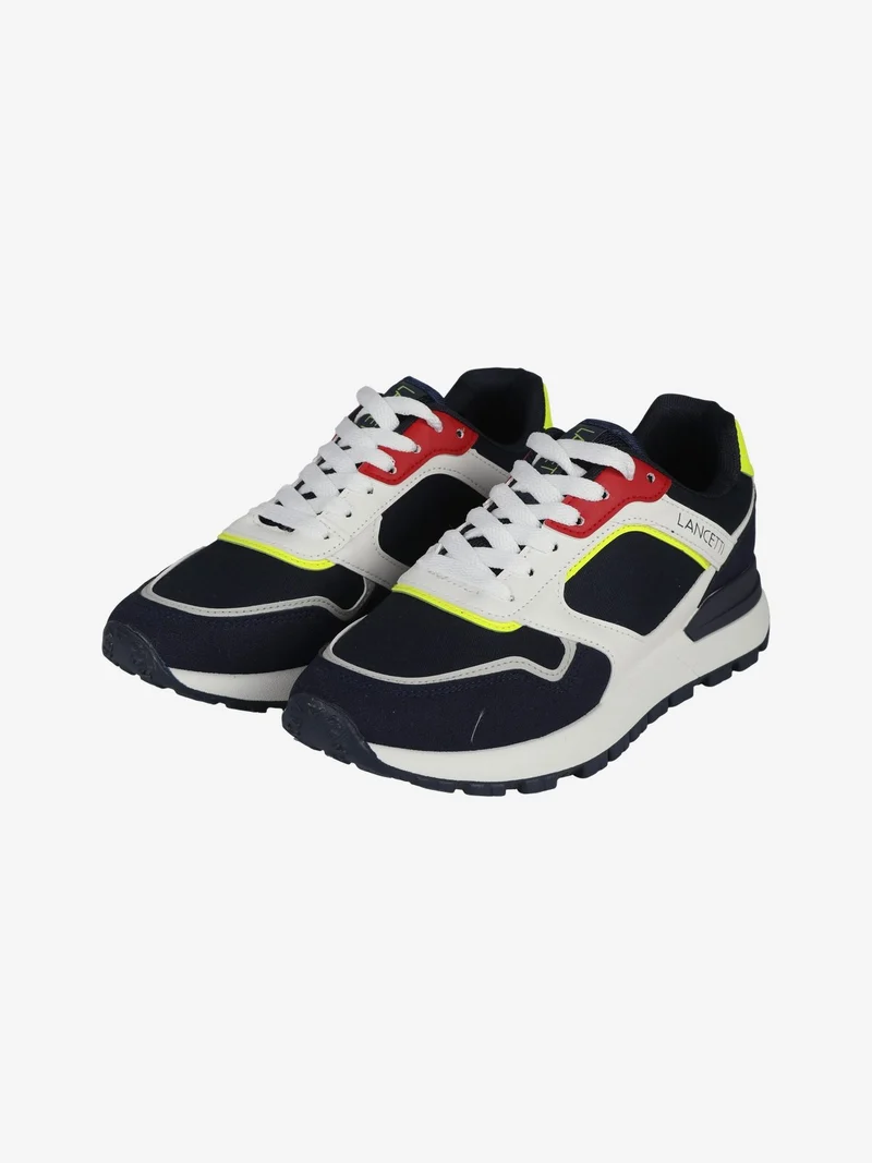 Sneakers da uomo stringate - blu scuro