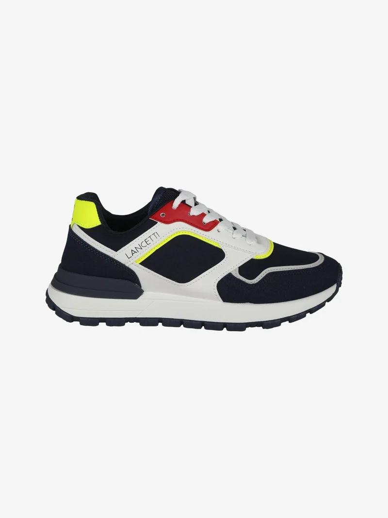 Sneakers da uomo stringate - blu scuro