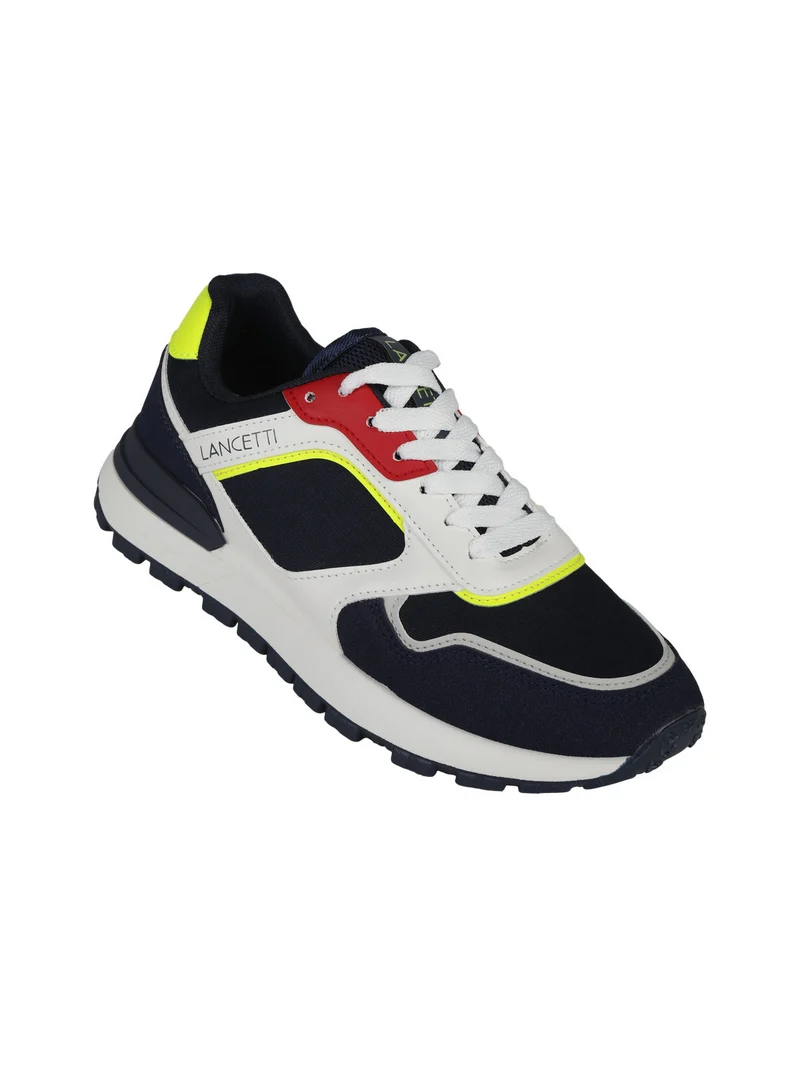 Sneakers da uomo stringate - blu scuro