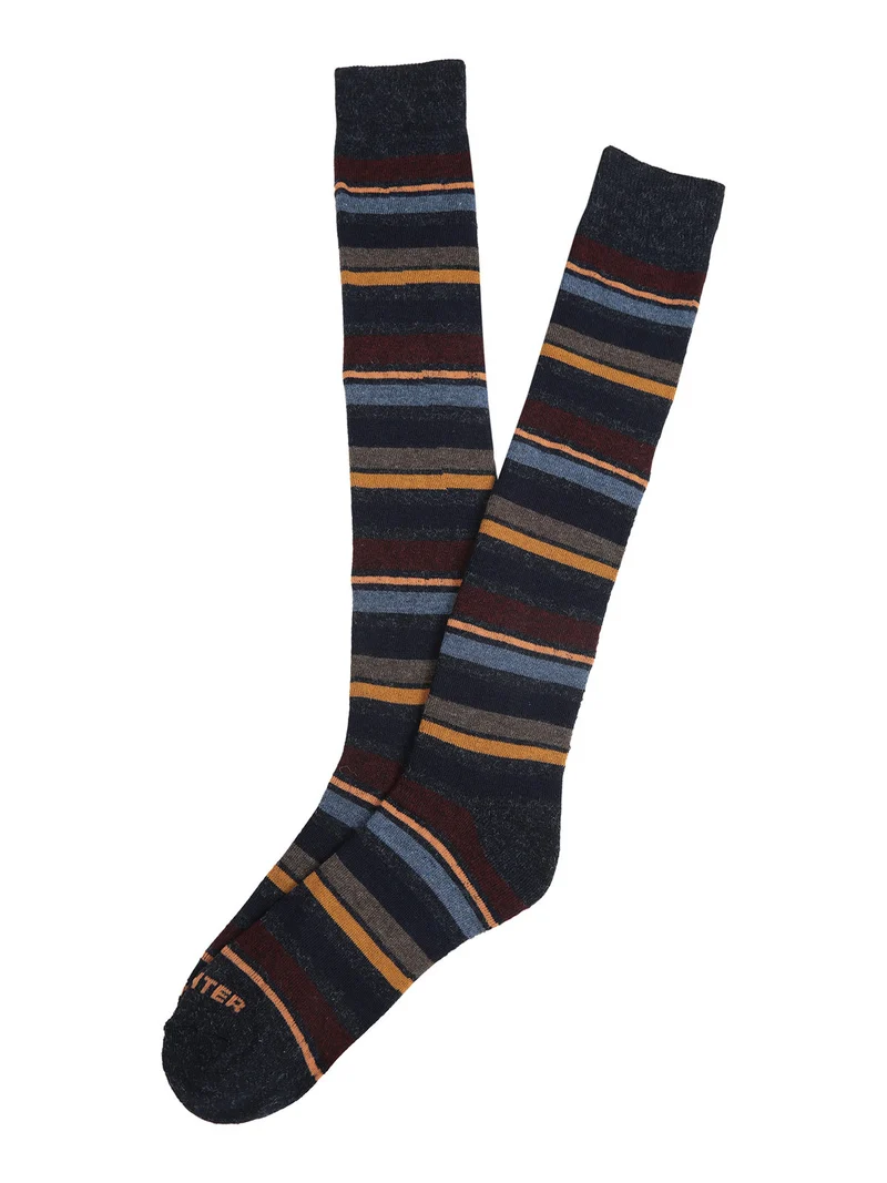Calze lunghe da uomo in pile - blu scuro