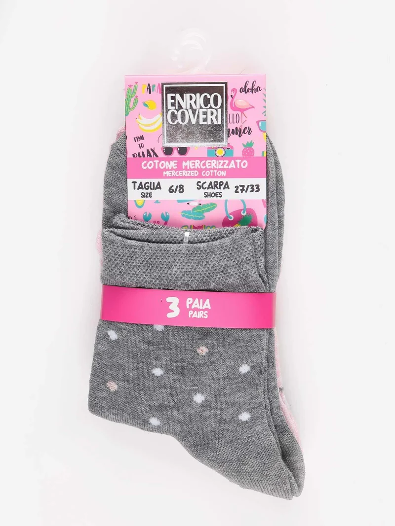 Calze corte bambina - rosa