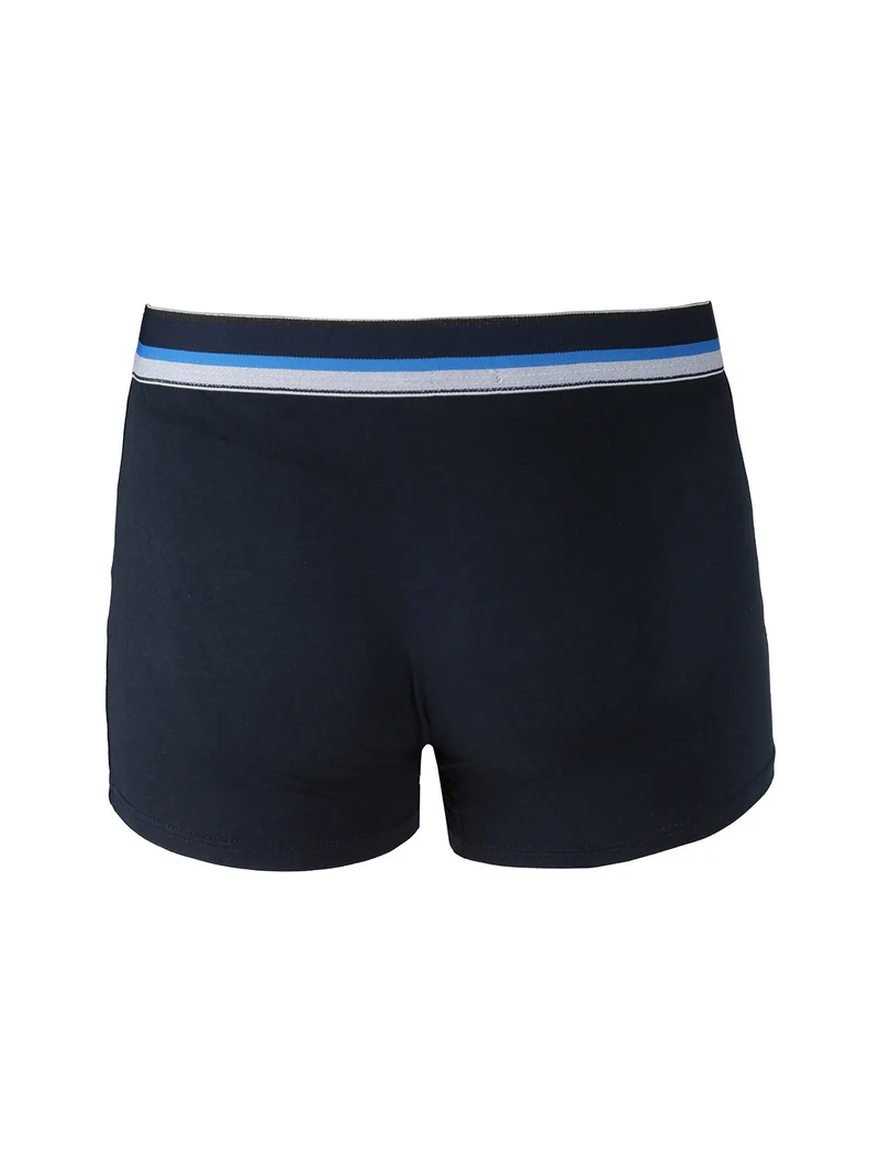 Boxer da uomo in cotone - blu scuro