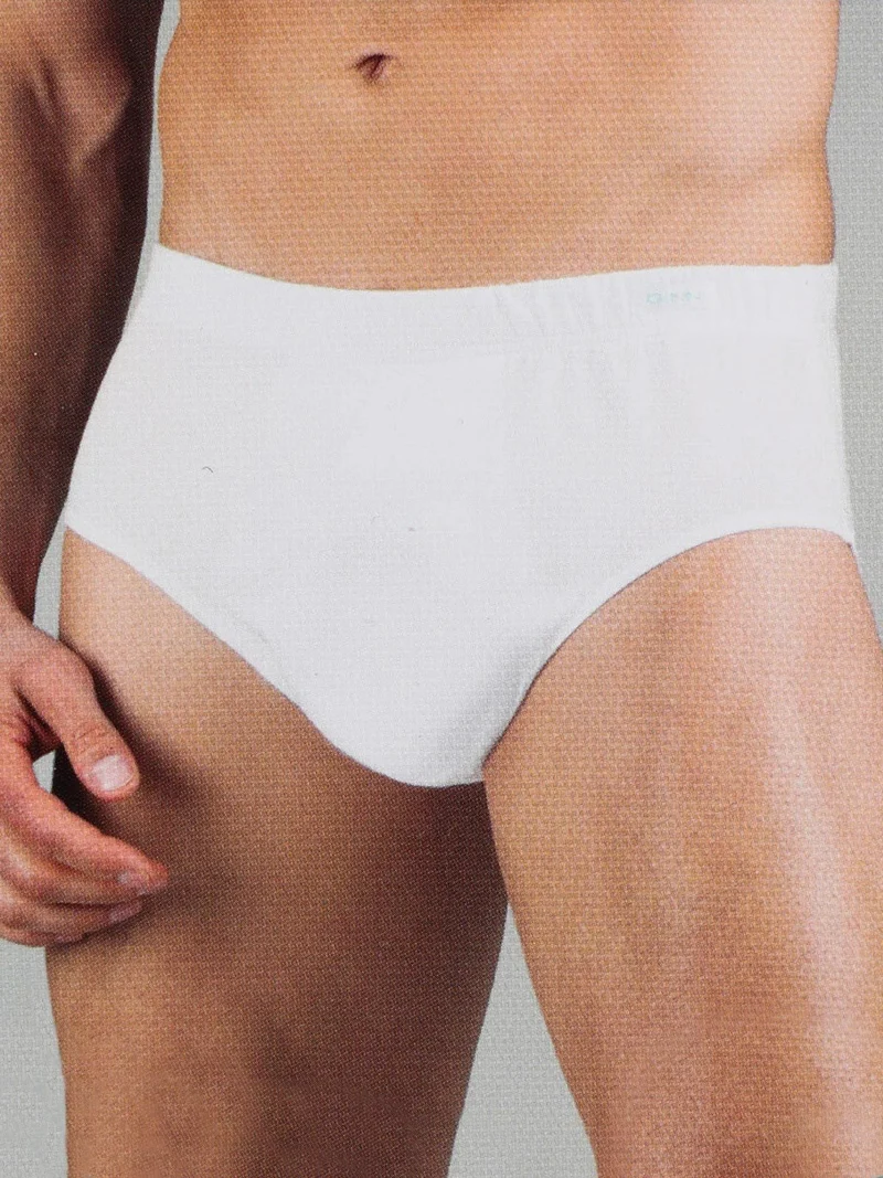 Slip uomo in cotone - bianco