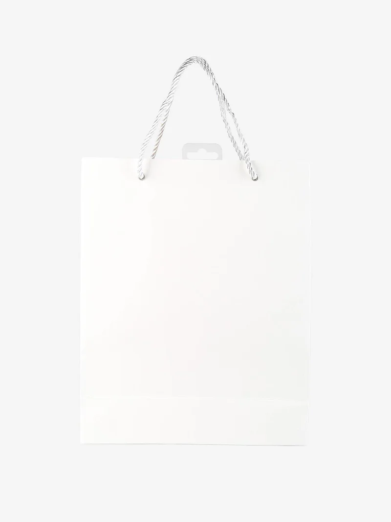Sacchetto da regalo lucido - bianco