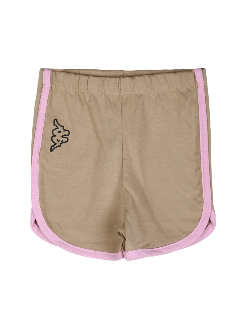 Completo corto da neonata 2 pezzi con t-shirt e shorts - rosa
