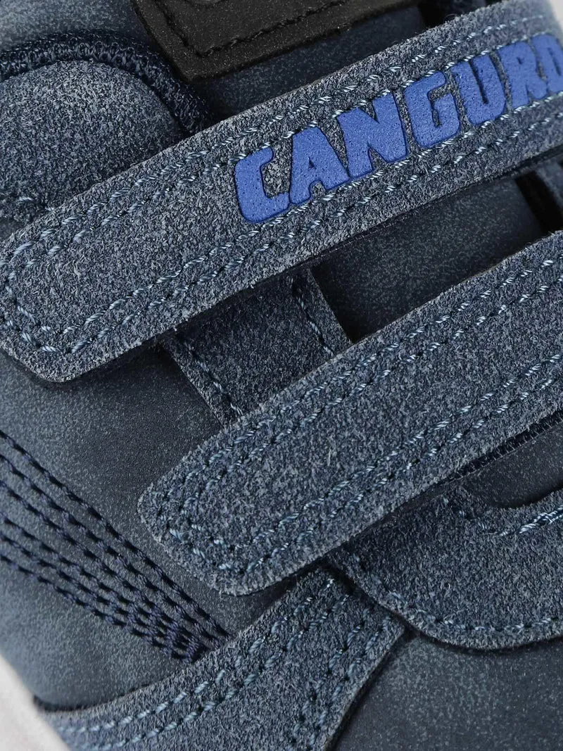 Sneakers bambino con strappi - blu