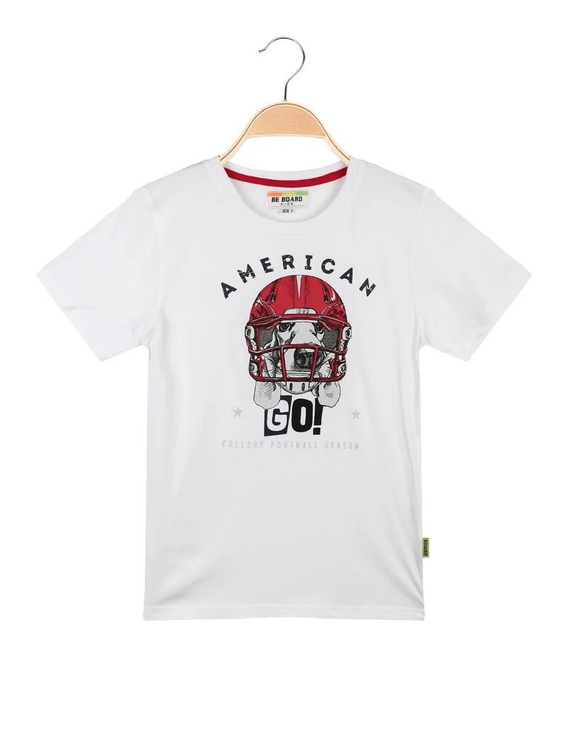 T-shirt bambino in cotone - bianco