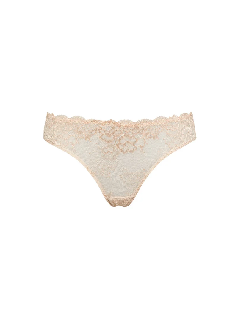2455 Slip donna in pizzo - cipria