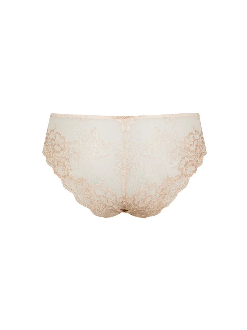 2455 Slip donna in pizzo - cipria