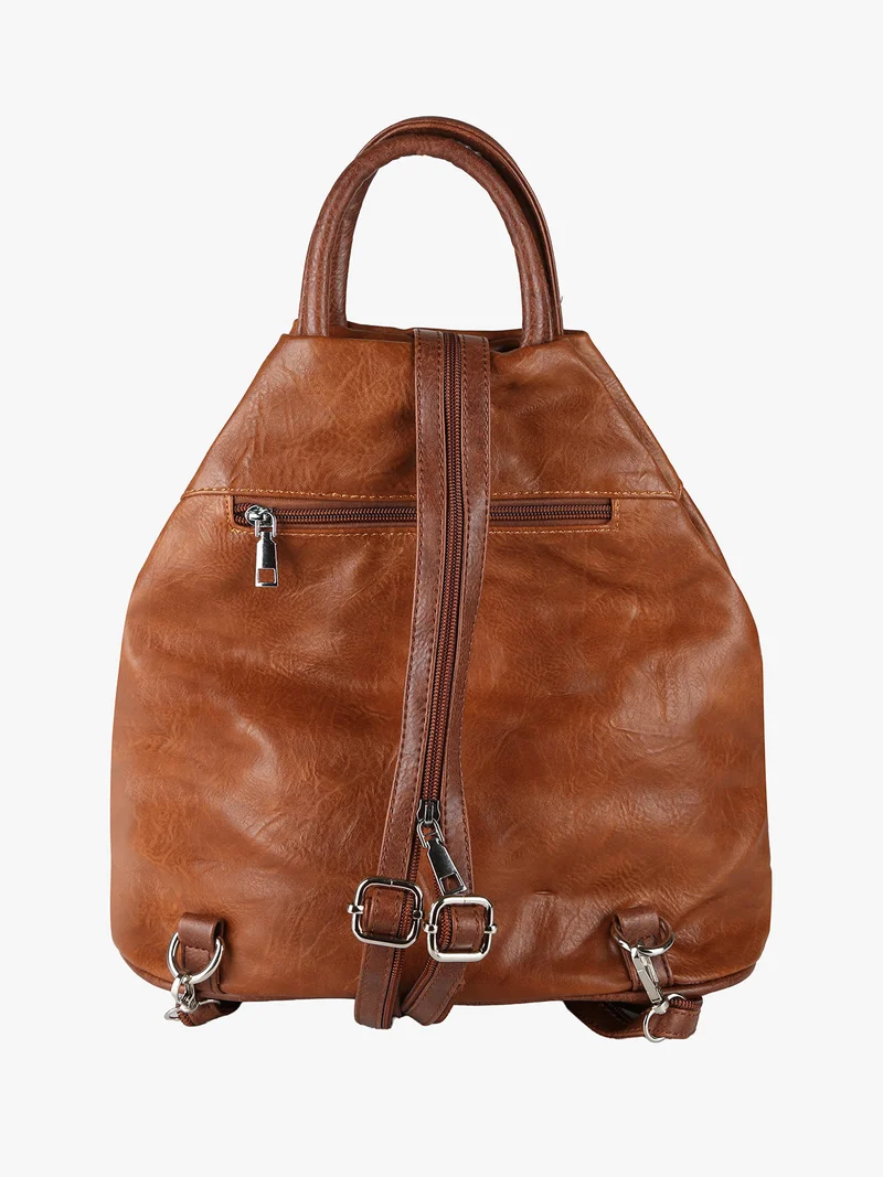 Zaino donna in ecopelle - marrone