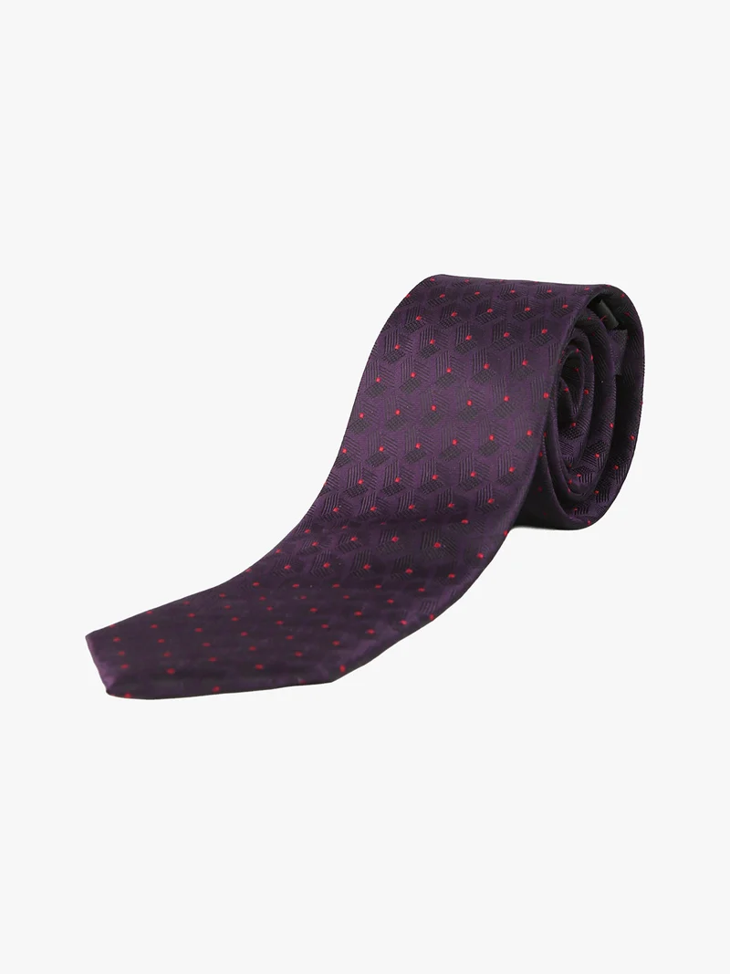 Cravatta classica da uomo con stampe - viola