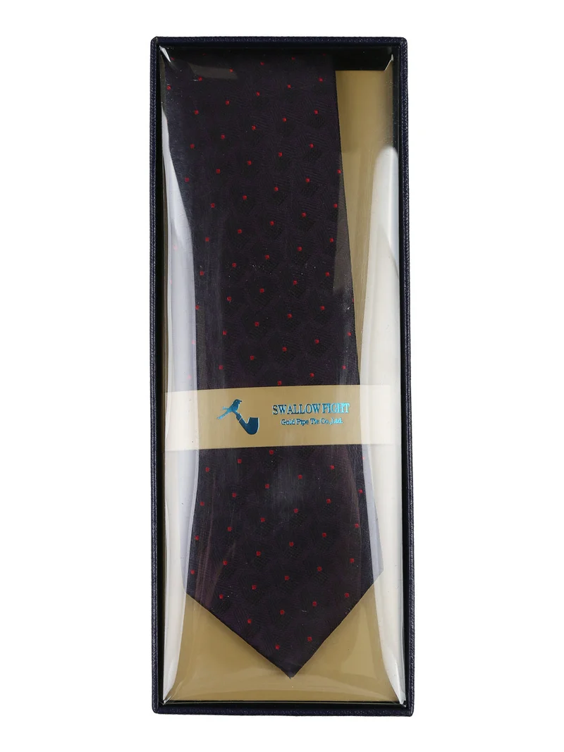 Cravatta classica da uomo con stampe - viola