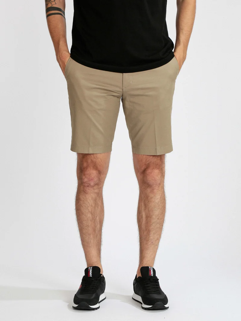 Bermuda chino da uomo in cotone - khaki