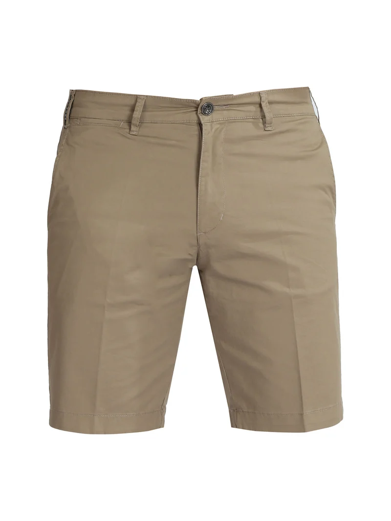 Bermuda chino da uomo in cotone - khaki