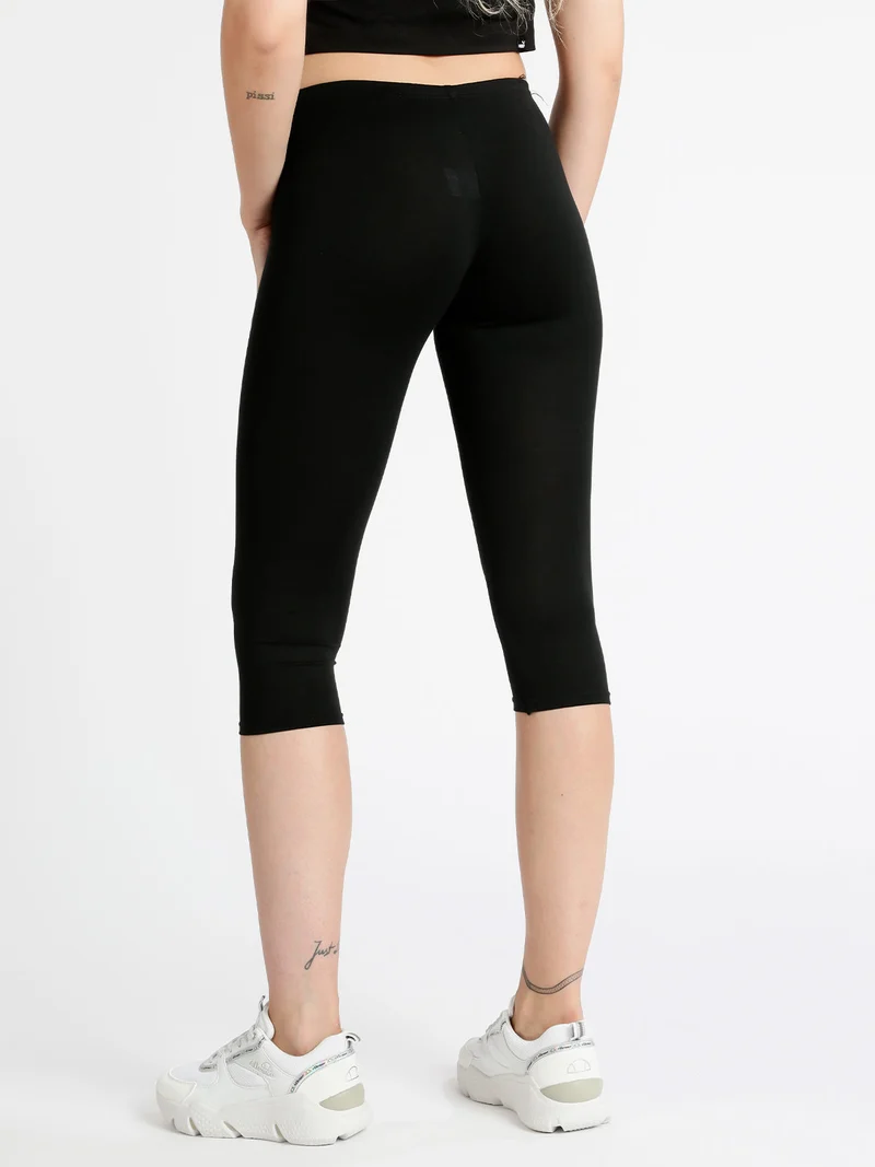 Leggings a 3/4 - nero