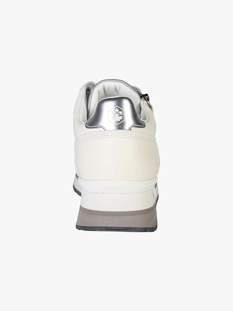 CECILIA Sneakers casual da donna con platform - bianco