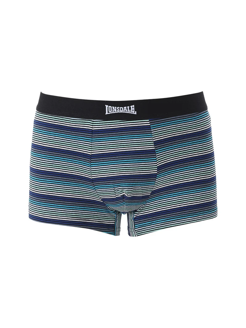 Boxer rigati da uomo in cotone - nero