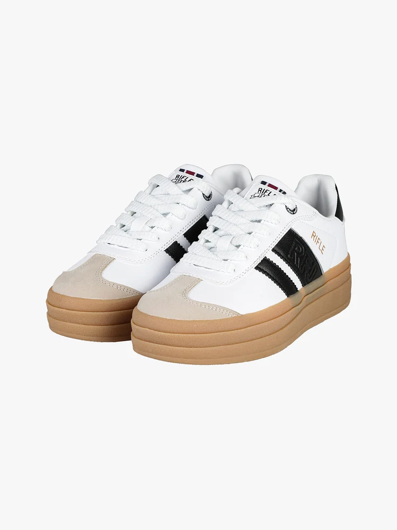 DAYTONA Sneakers donna con platform - bianco