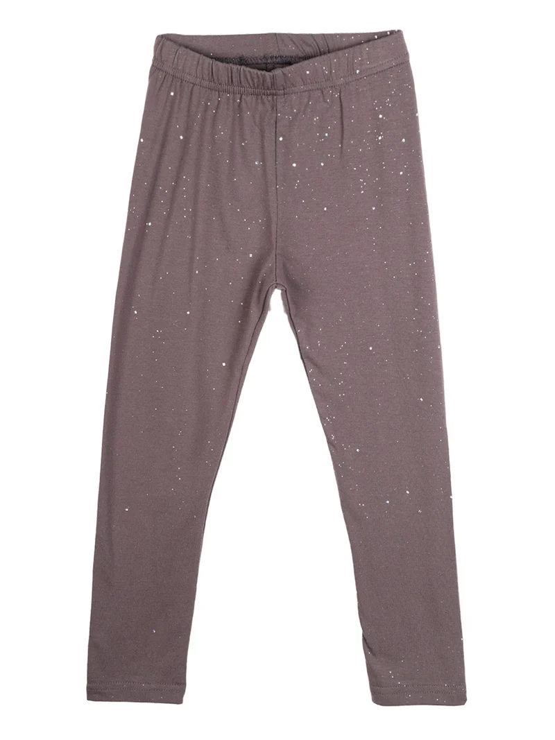 Completo 2 pezzi da ragazza t-shirt+leggins - beige