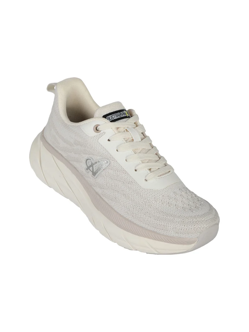 TRIUMP Sneakers donna sportiva in tessuto - beige