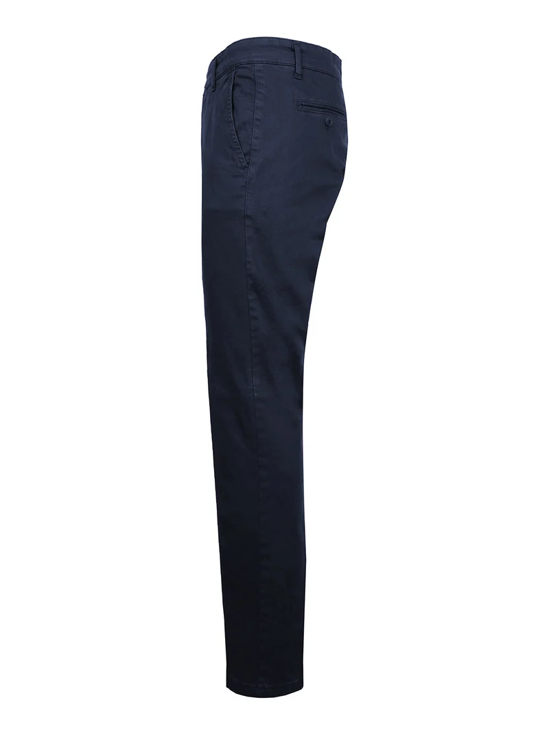 Pantaloni da uomo modello classico con tasche - blu scuro
