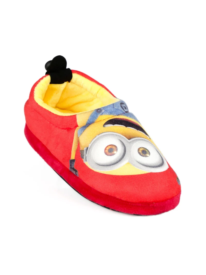 Pantofole chiuse da bambino Minions - rosso