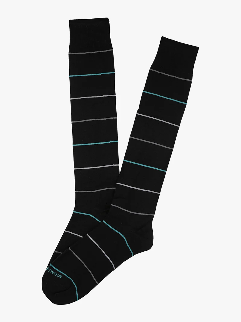 Calze lunghe da uomo in bamboo ecosostenibile - nero