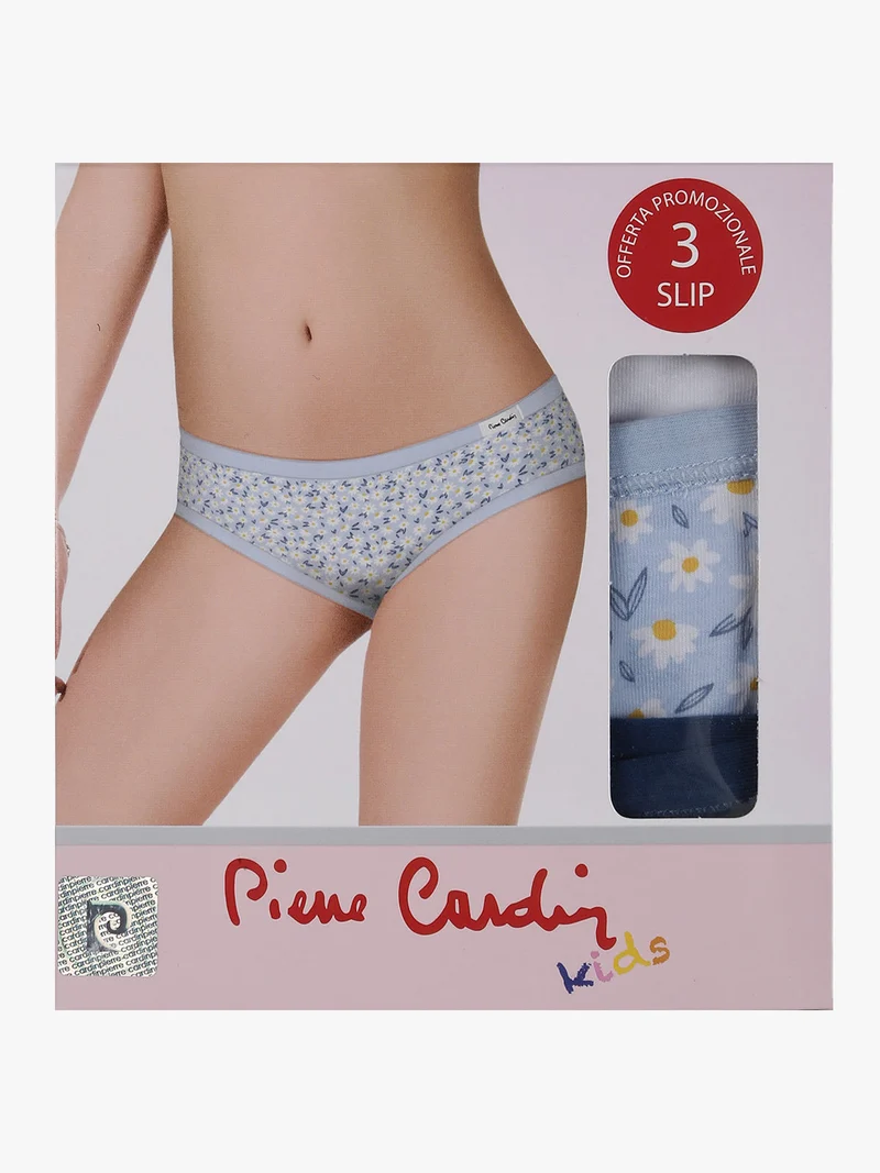 3 slip da bambina assortiti - blu scuro