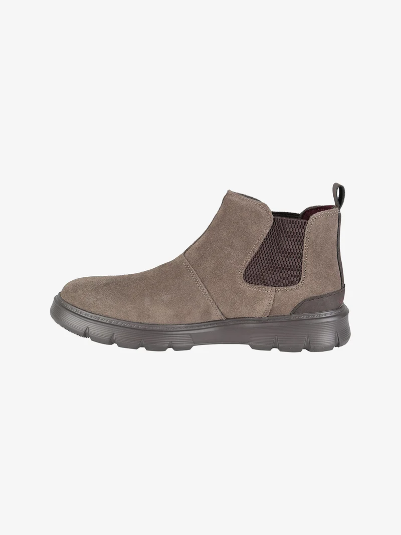 Stivaletti in pelle scamosciata da uomo - taupe