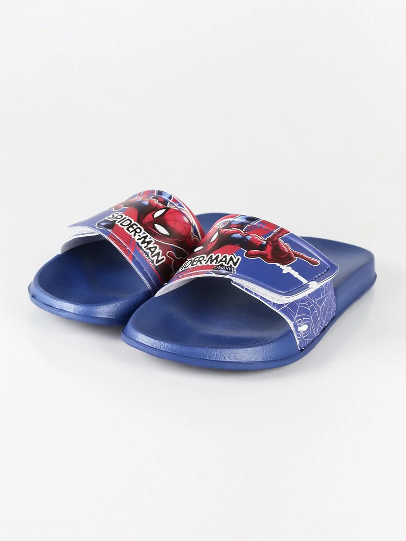Ciabatte in gomma con strappo - blu scuro