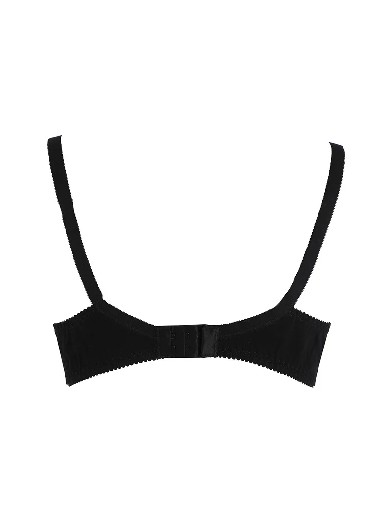 Falk 90 Reggiseno in cotone senza ferretto - nero