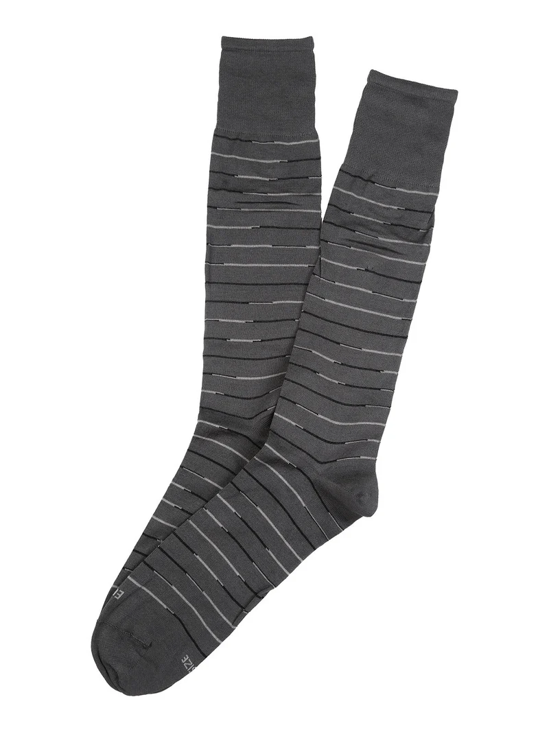 Calze lunghe da uomo in filo di scozia - grigio scuro