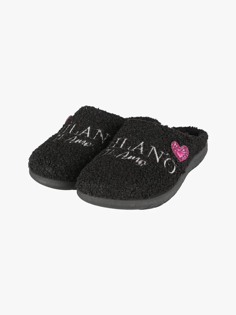 Pantofole donna avvolgenti - nero