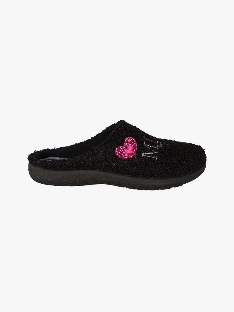 Pantofole donna avvolgenti - nero