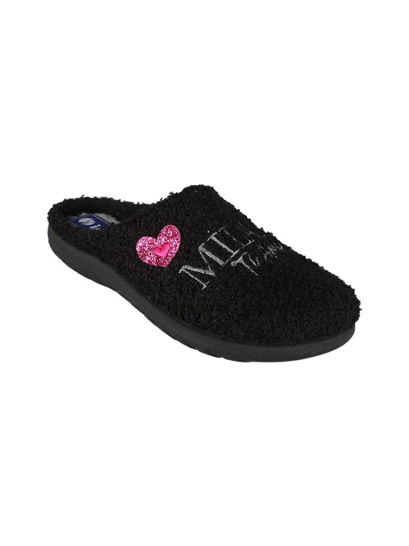 Pantofole donna avvolgenti - nero