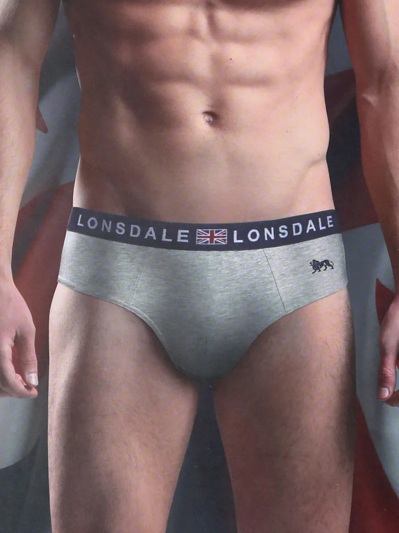 Slip uomo in cotone - grigio