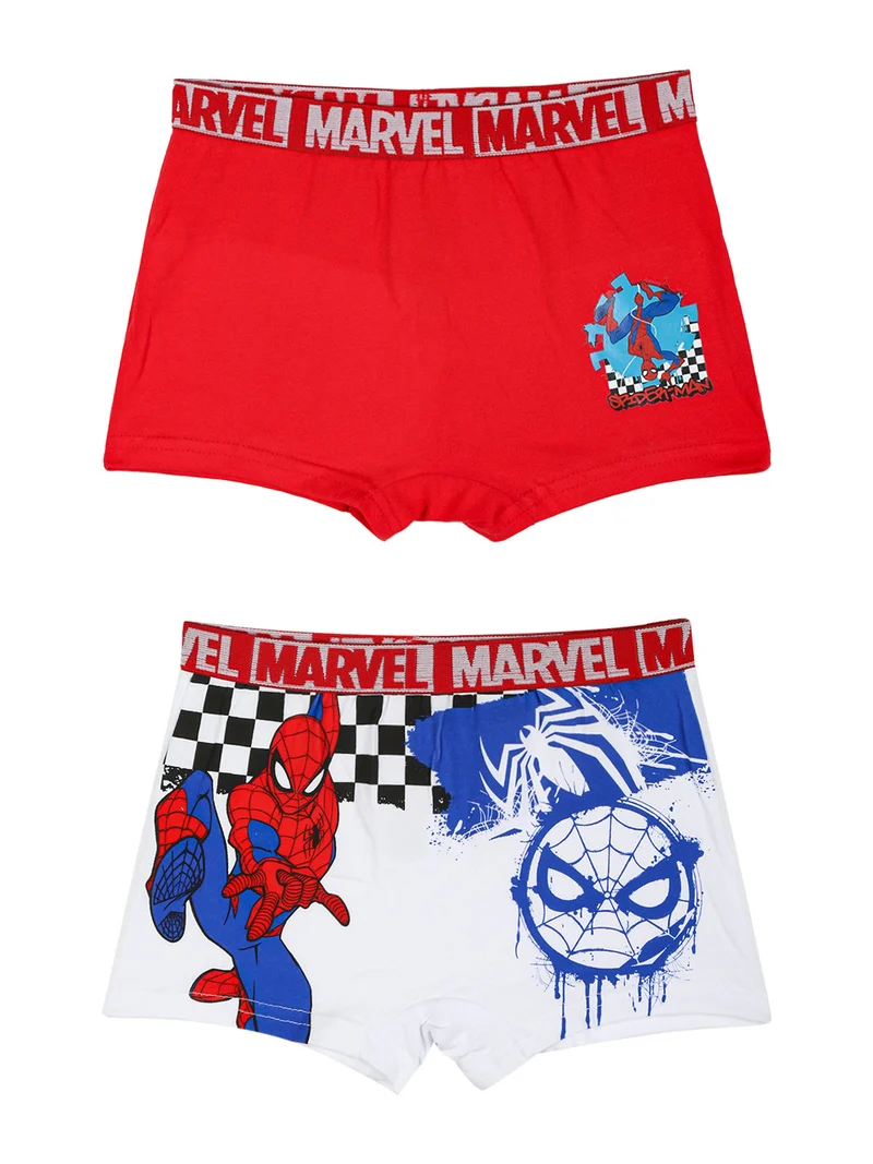 Confezione da 2 boxer da bambino con stampe - rosso