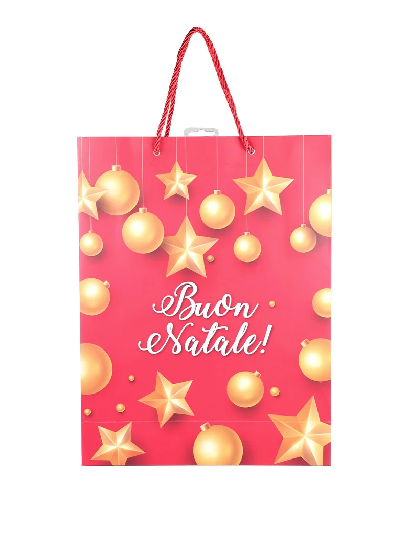 Sacchetto regalo natalizio - rosso