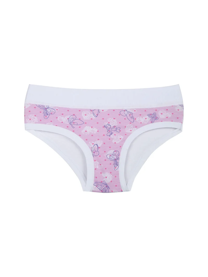 Slip da bambina con stampe - bianco