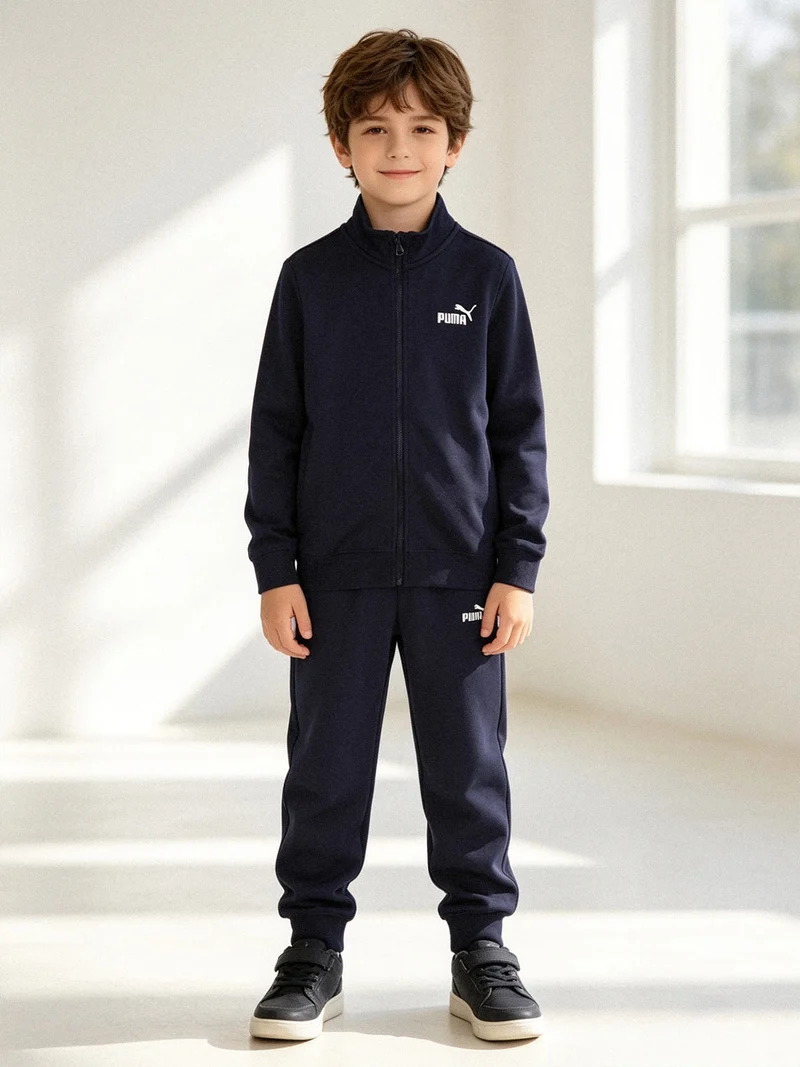 FULL ZIP SWEAT SUIT FL Completo tuta invernale da bambino - blu scuro