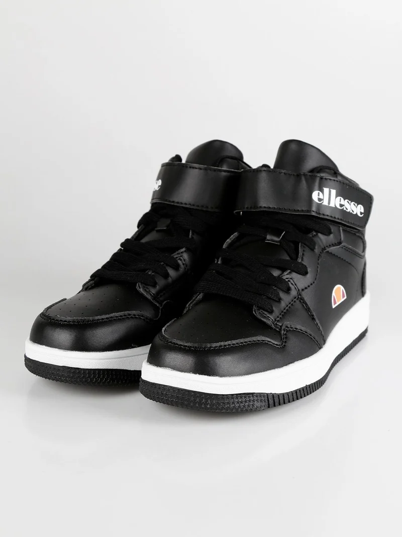 Sneakers alte in ecopelle - nero