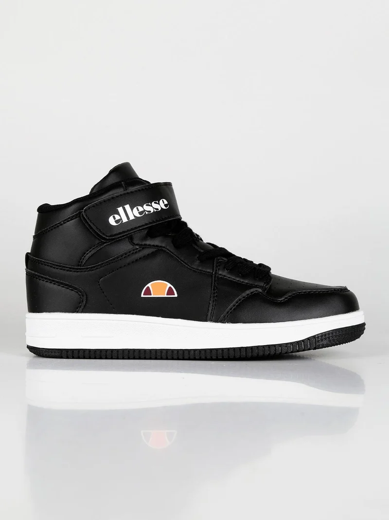 Sneakers alte in ecopelle - nero