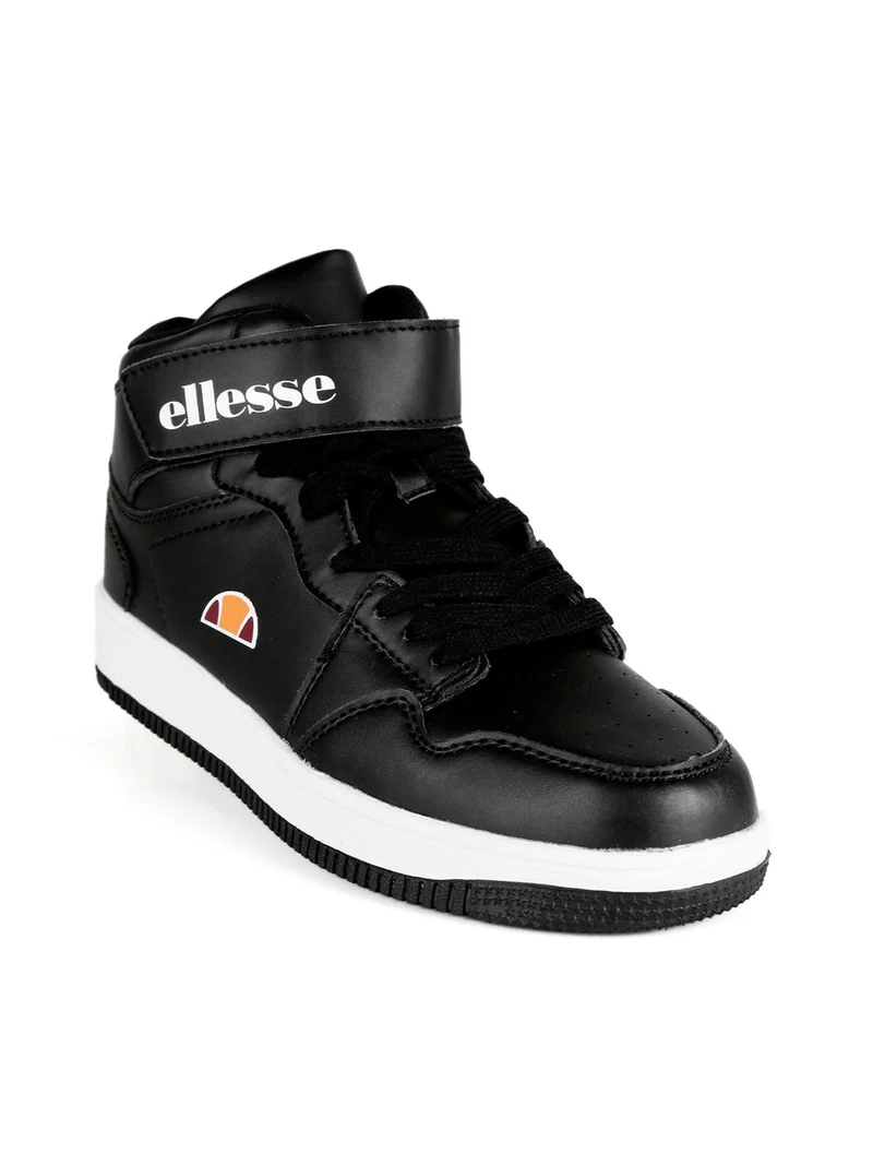 Sneakers alte in ecopelle - nero