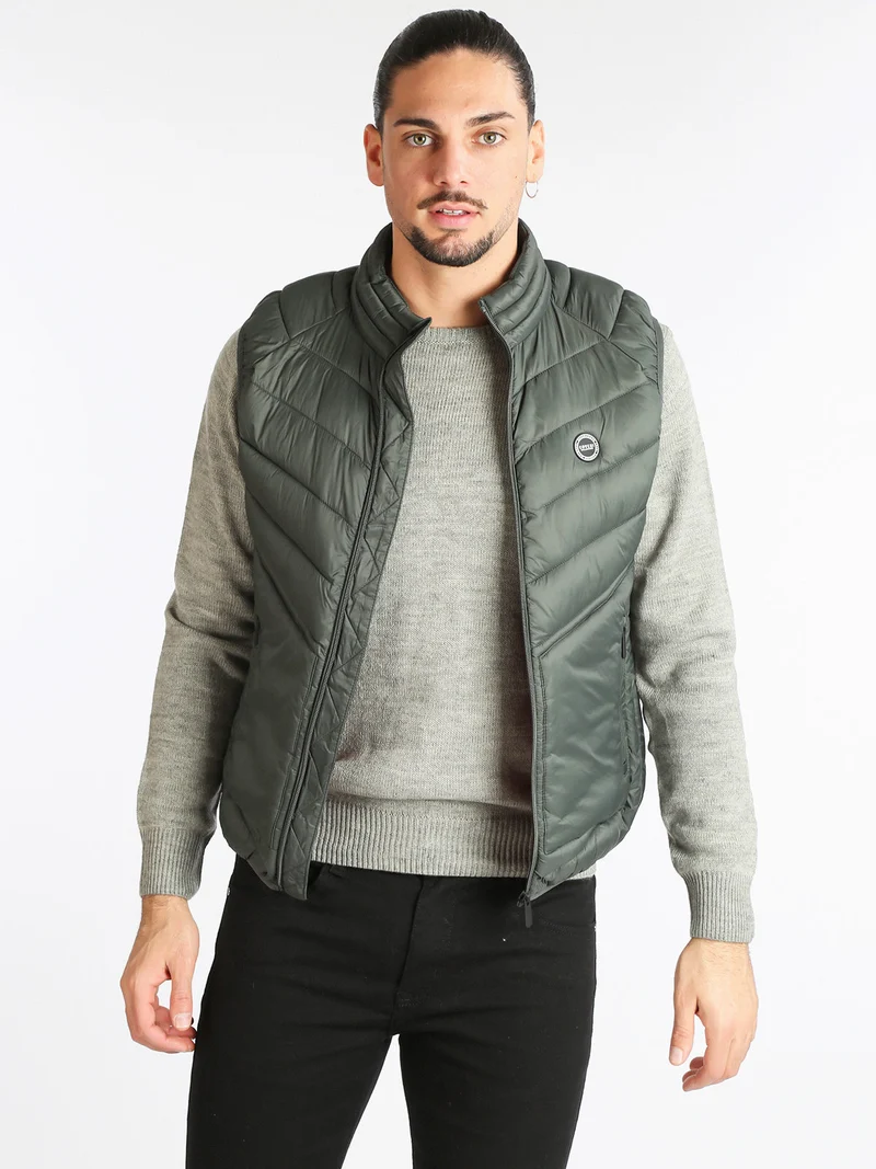 Gilet da uomo imbottito - verde