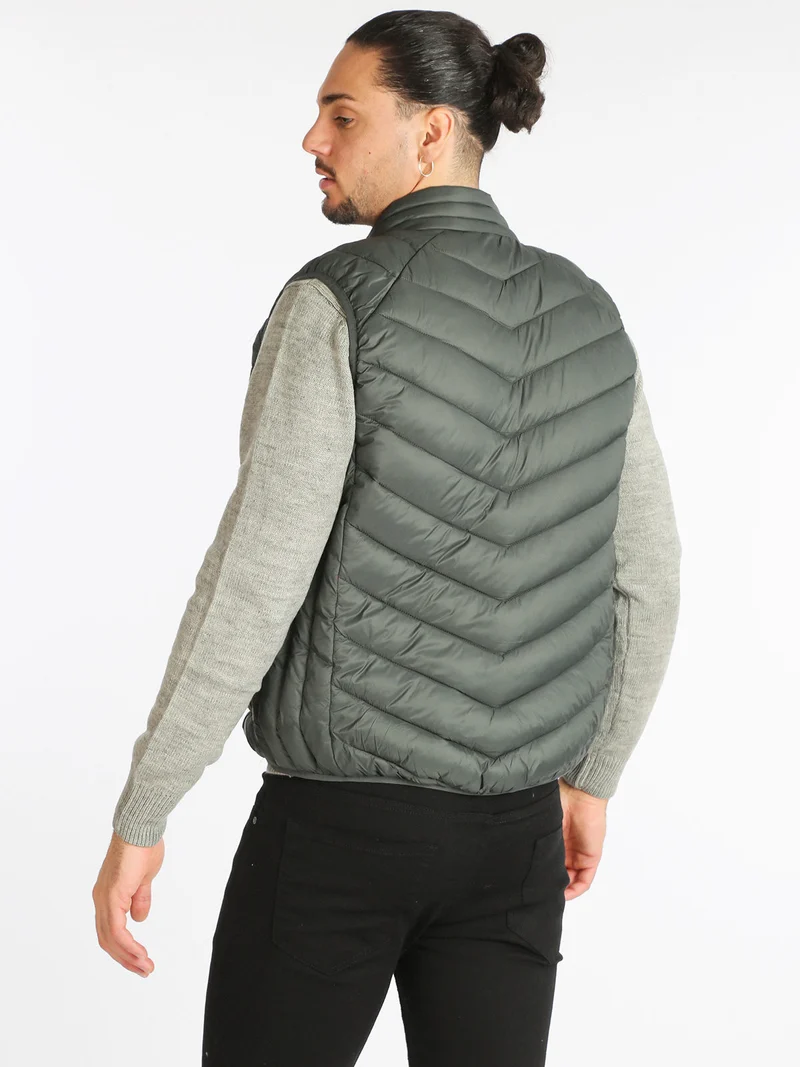Gilet da uomo imbottito - verde