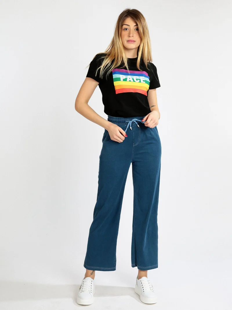 T-shirt donna PACE - nero
