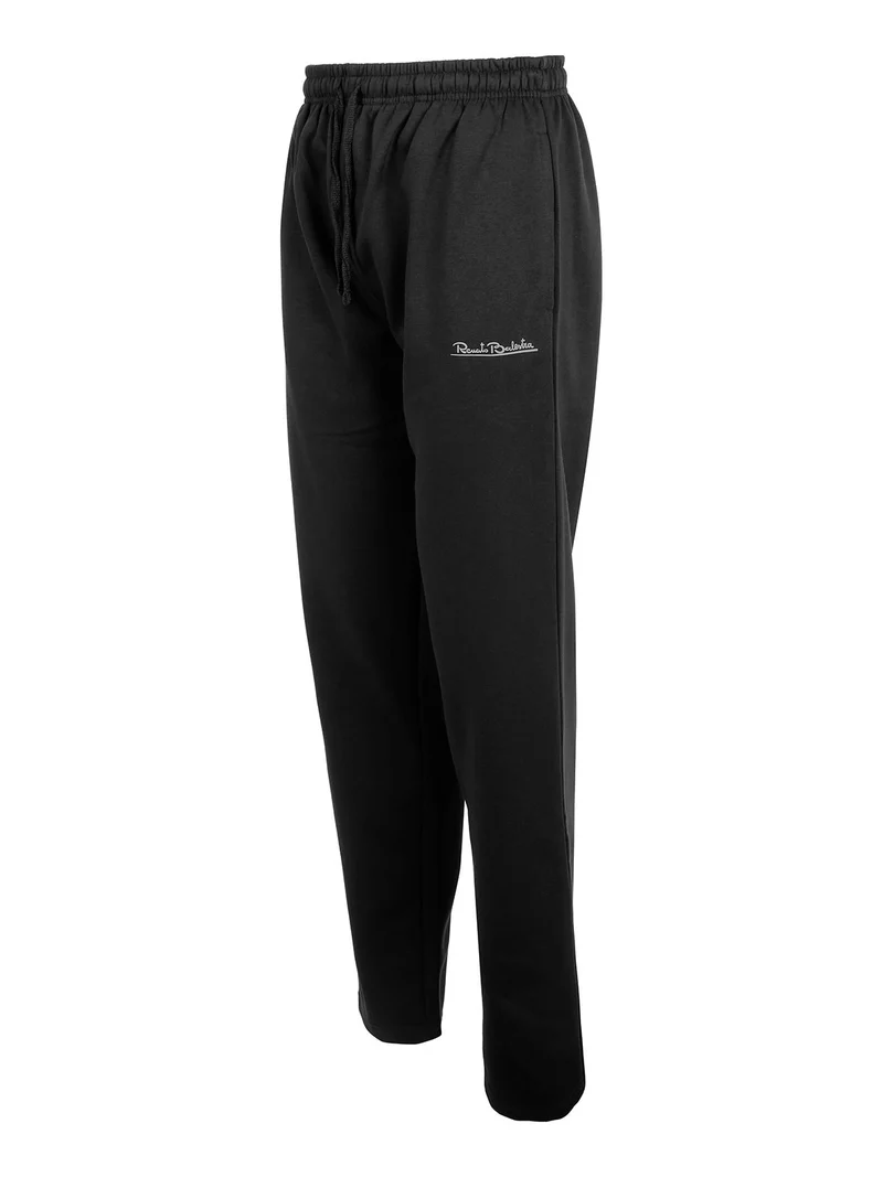 Pantaloni sportivi da uomo in felpa - nero