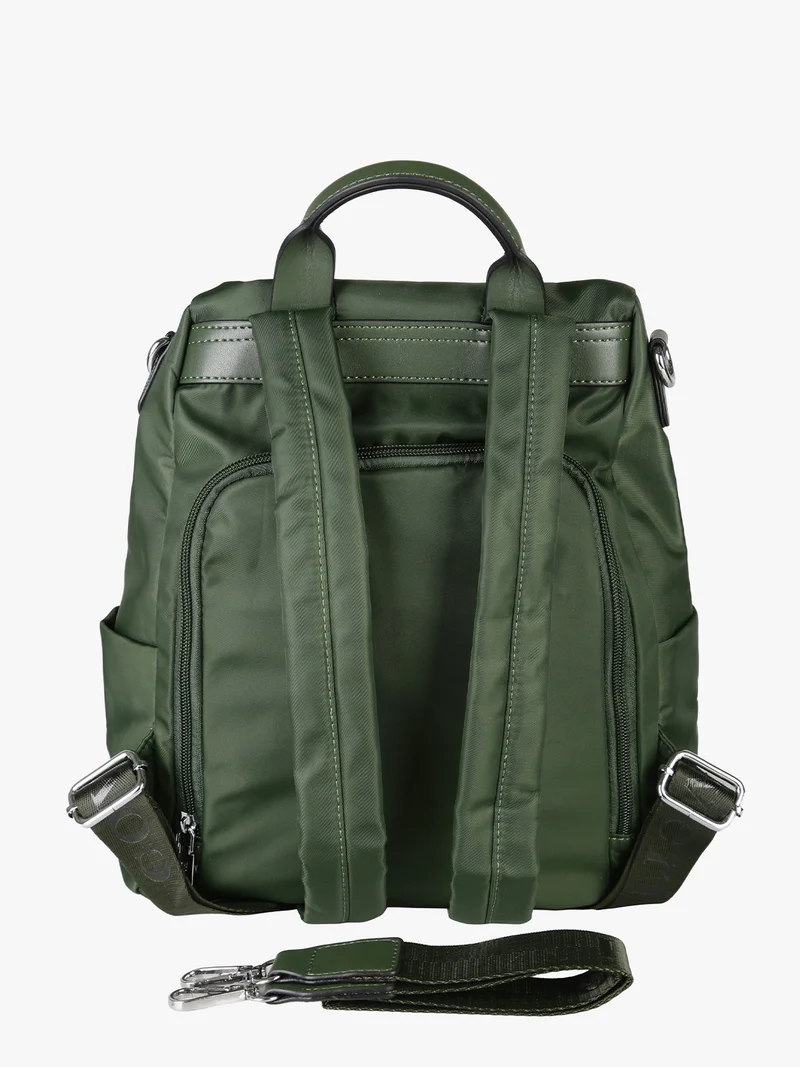 Zainetto donna in nylon - verde