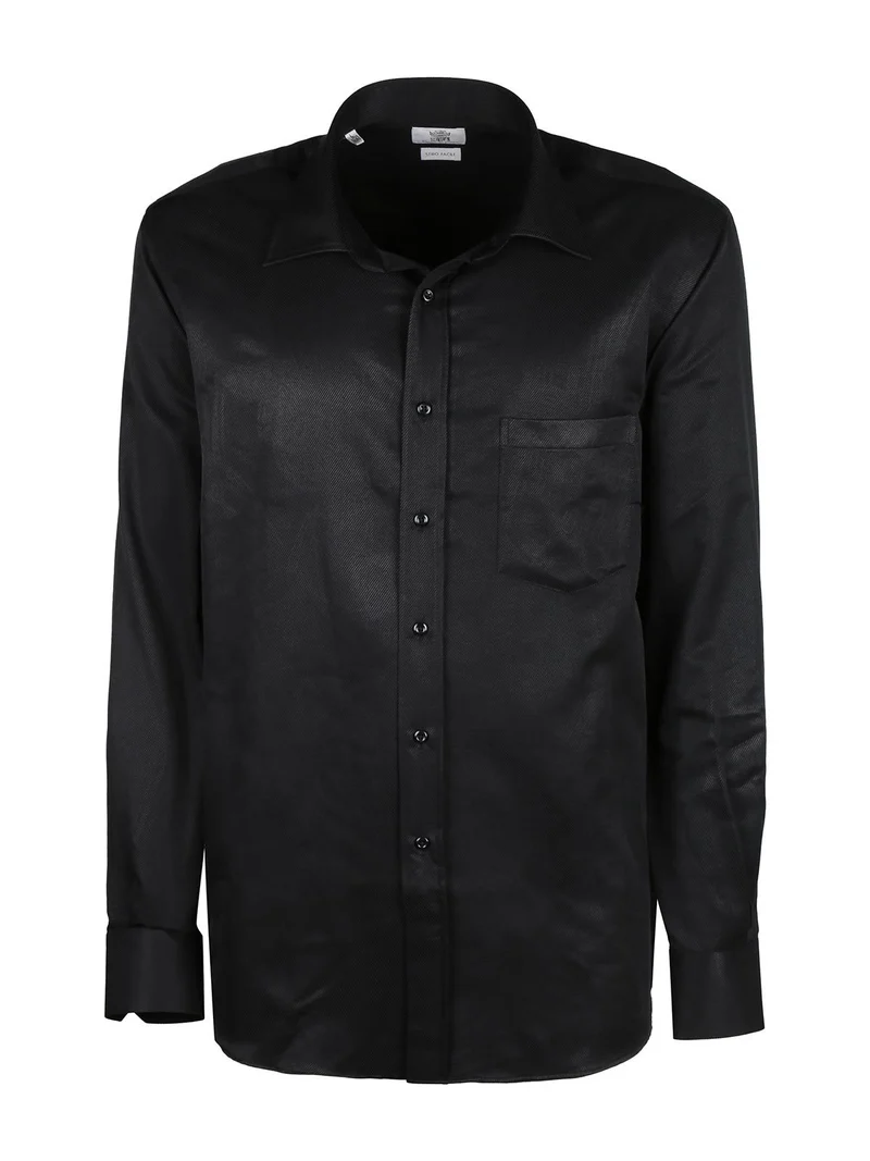 Camicia classica da uomo - nero